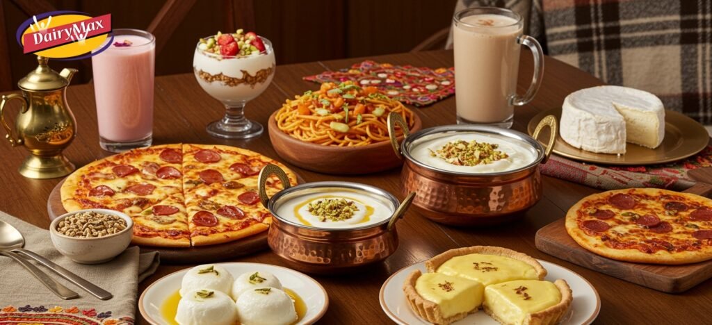 Delicious Indian and Canadian fusion dishes made with Dairy Max dairy products