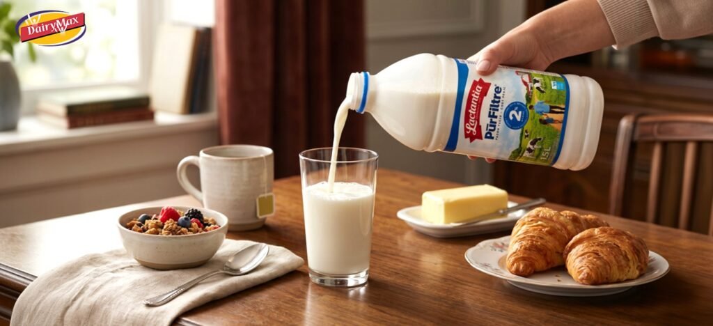 Fresh Ontario milk produced by local dairy farmers supporting quality, nutrition, and sustainable farming practices.